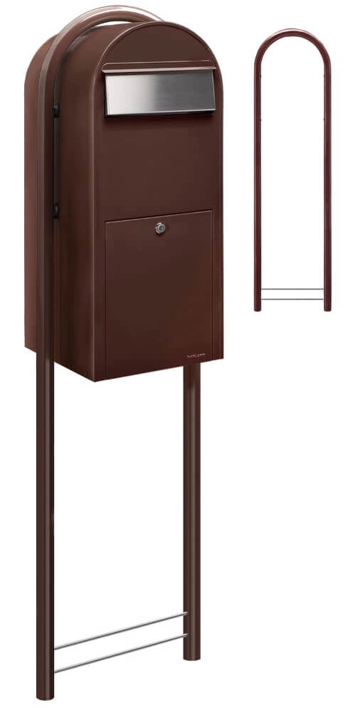 Brievenbus Jumbo 8017 i Donkerbruin Bobi 6417237026248