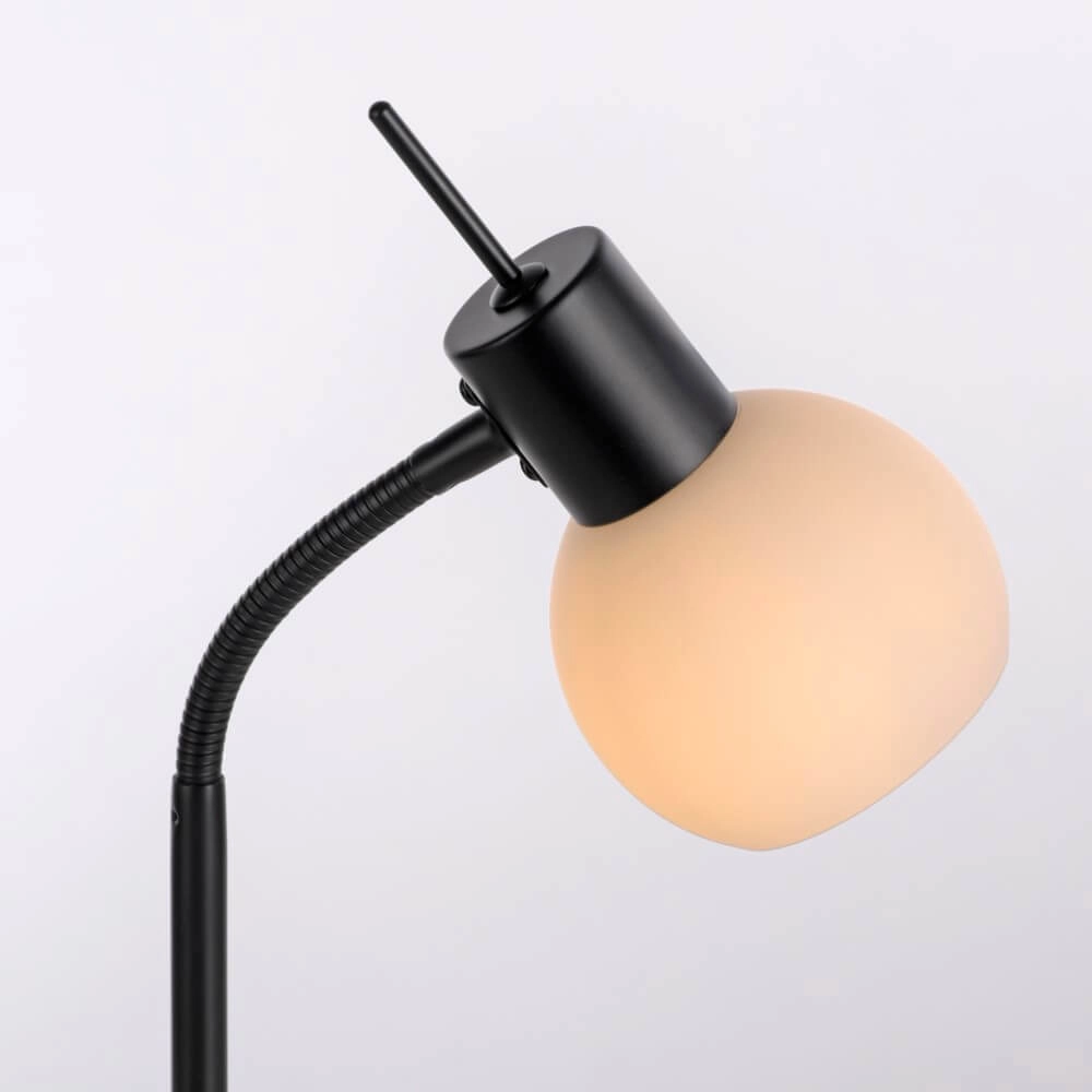 Zwarte tafellamp Loki 1-lichts Just Light 4043689000813