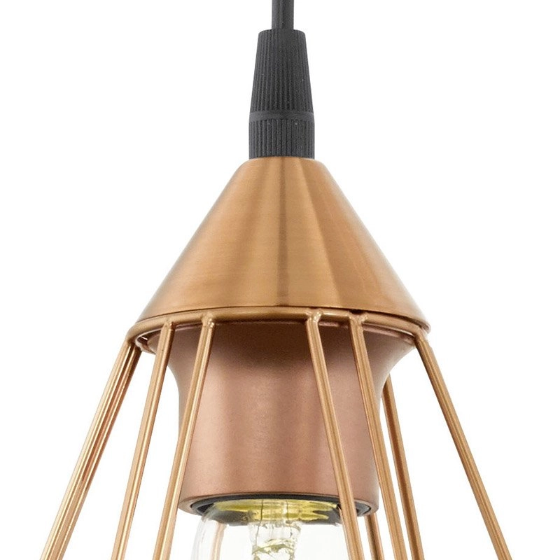Hanglamp Tarbes 17cm koper Eglo 9002759941932