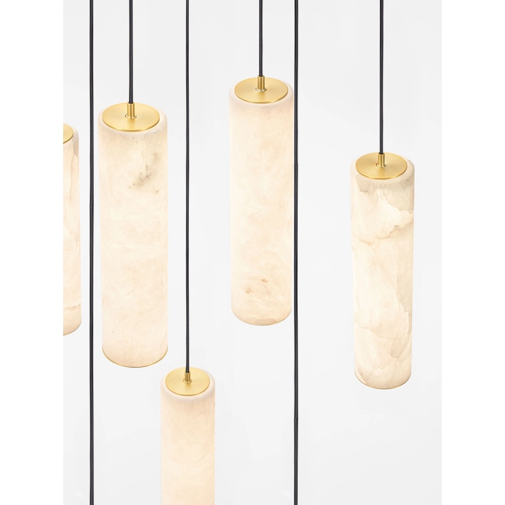 Hanglamp Diletto goud met wit 24-lichts Lyora 5212063503250