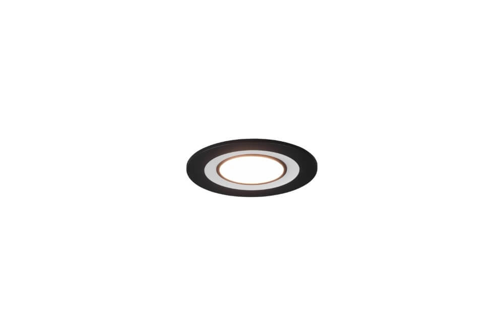 Inbouwverlichting Core 8,2cm zwart Trio 4017807504132
