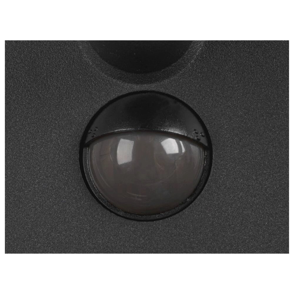 Strakke buitenlamp Q-Ring met sensor - zwart SLV 4024163290746