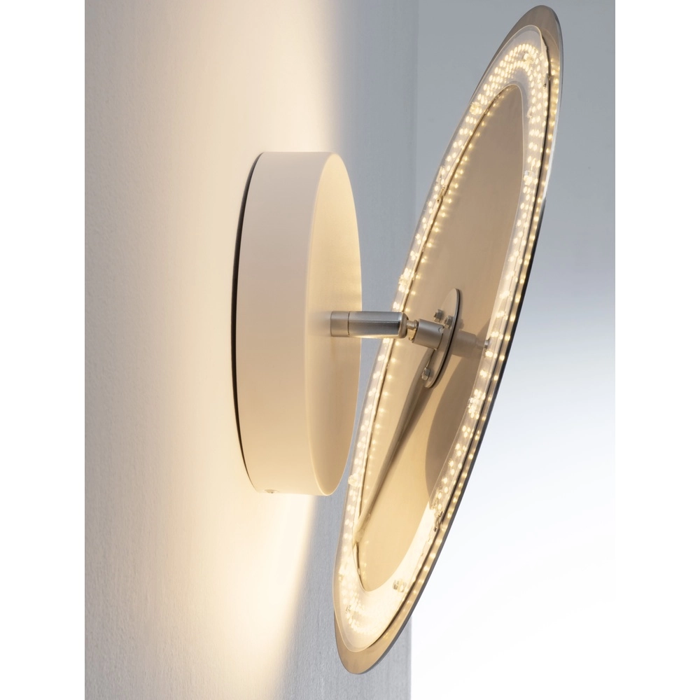 Design wandlamp Alida chroom Ø 40cm Lyora 5212017470959