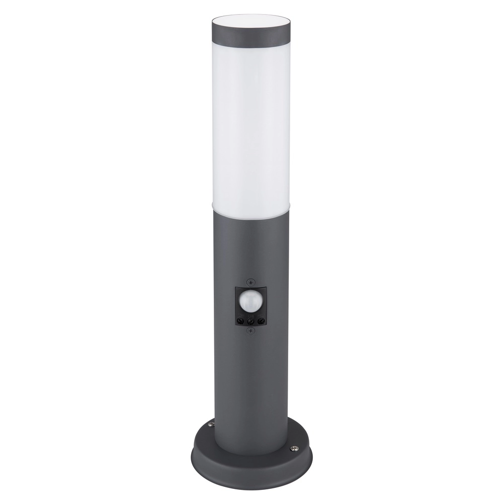 Tuinlamp Boston antraciet met wit en sensor Globo 9007371407576