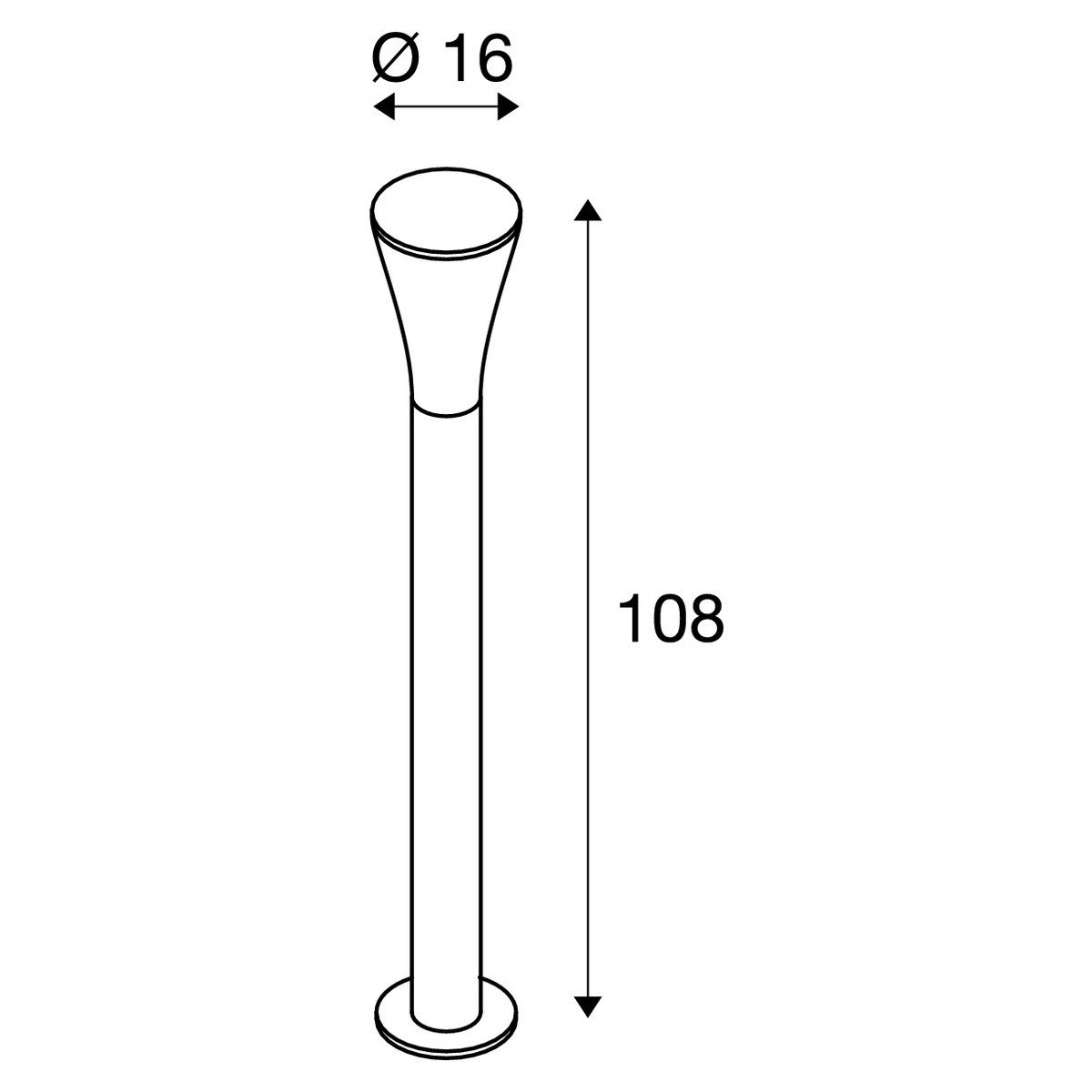 Terraslamp Alpa Cone 100 steengrijs SLV 4024163107884