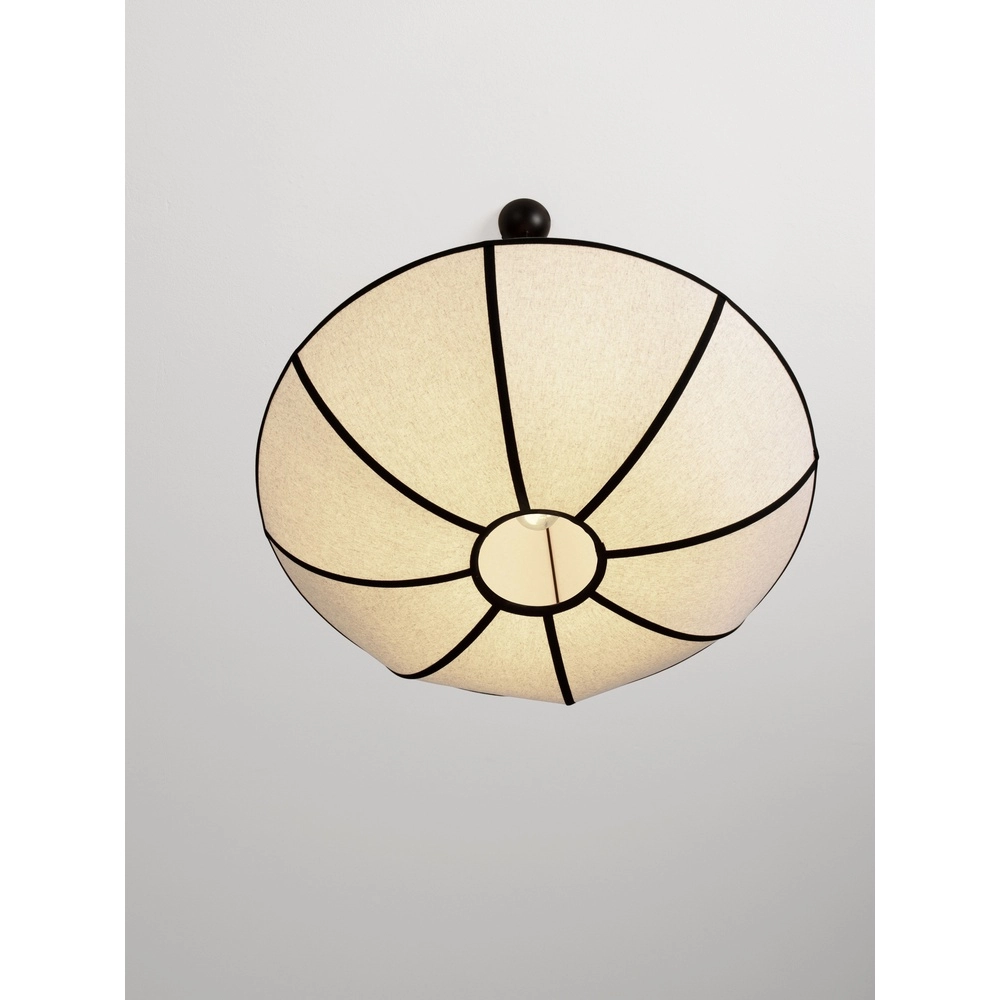 Hanglamp Brera zwart met wit Ø 70cm Lyora 5212017493576
