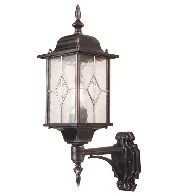 Outdoor light Wexford Up black silver