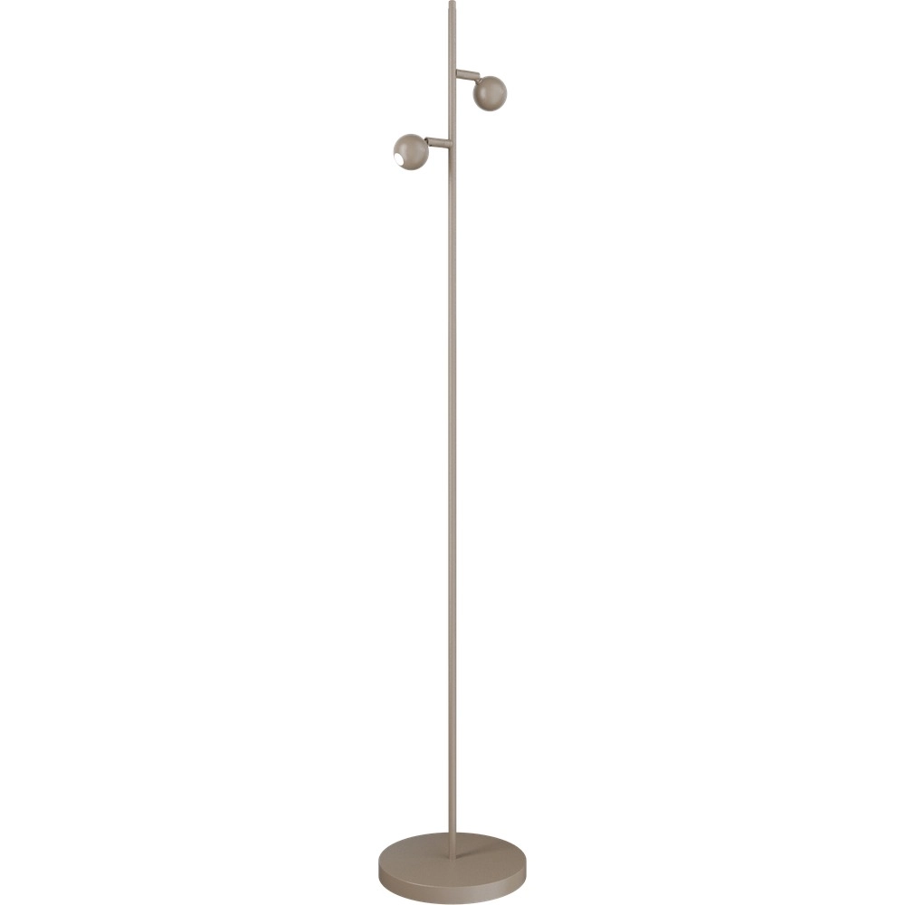 2-lichts vloerlamp Talana beige terra