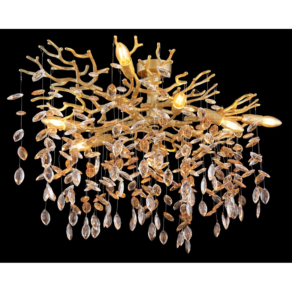 Plafondlamp Queena goud Globo 9007371522668