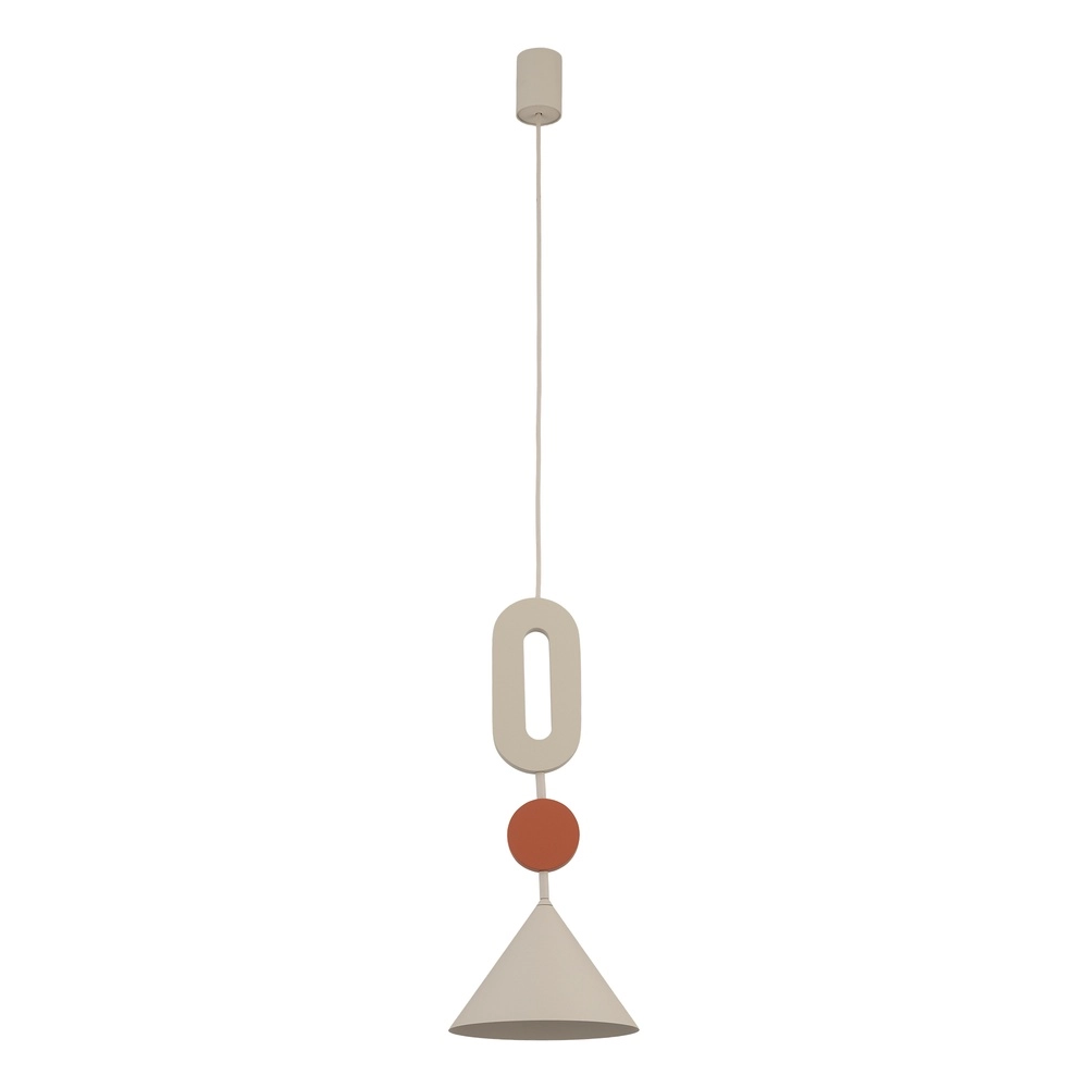 Unieke hanglamp Drops Color zand bruin Ø 20,5cm