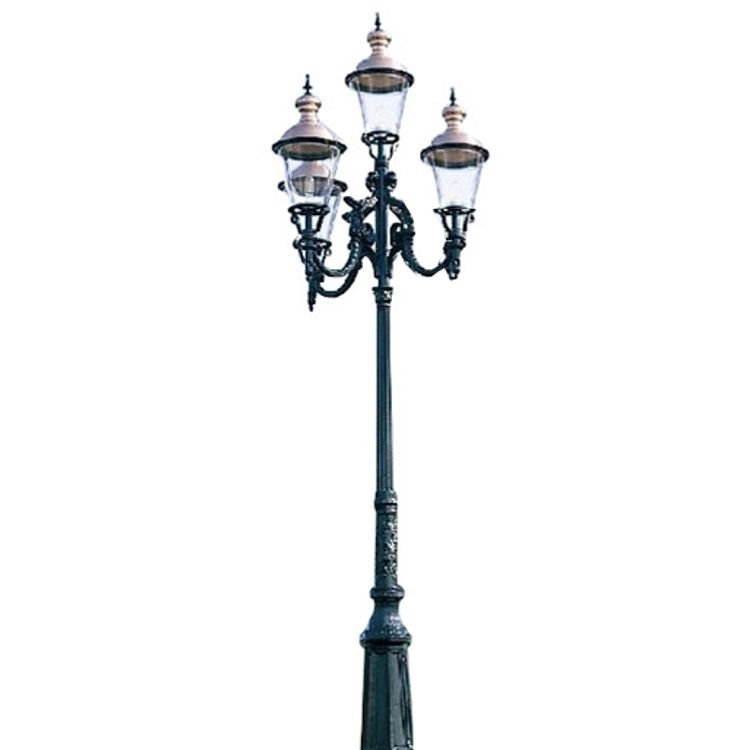 Verlichtingspaal Toronto 4-lichts - zwart