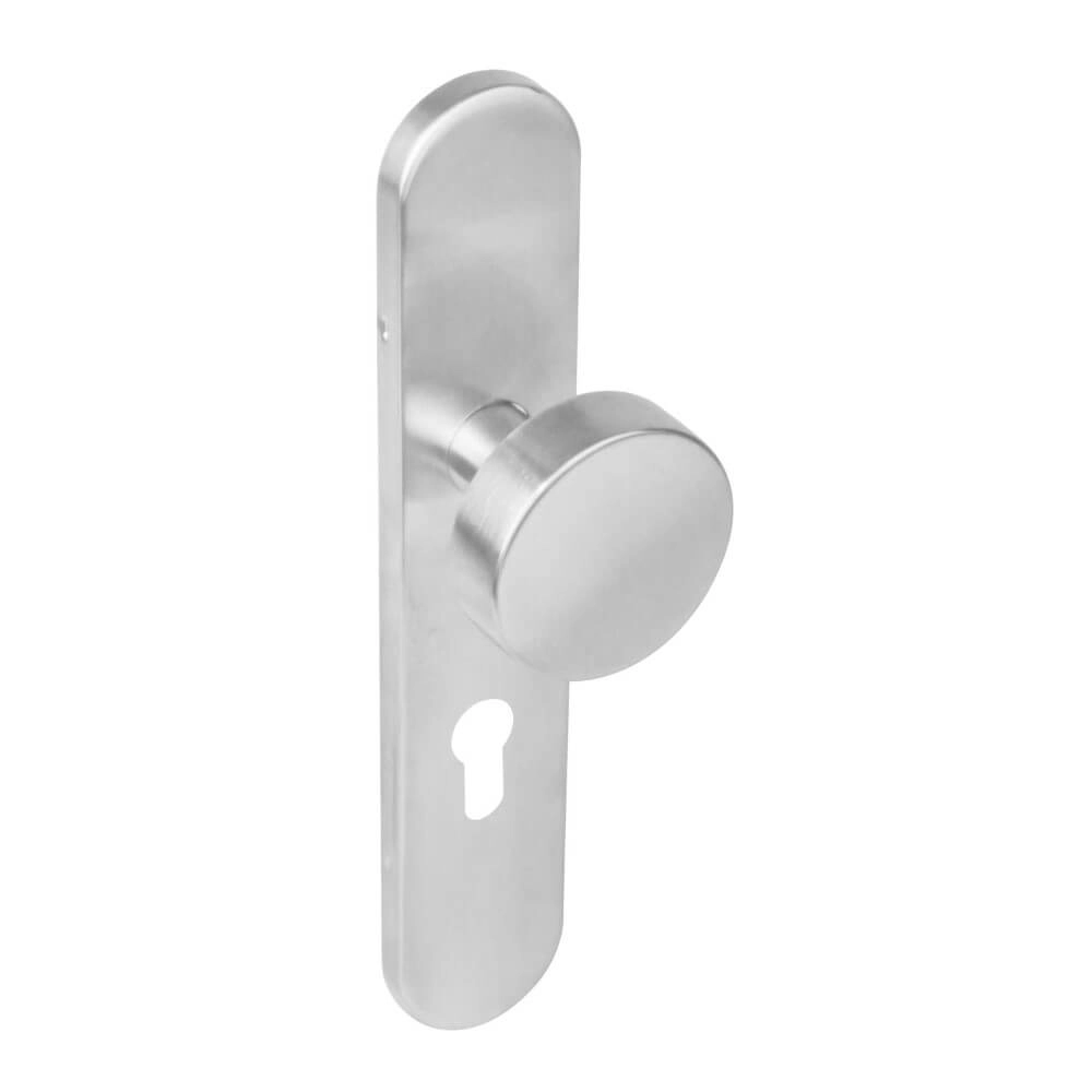 Deurknop ovaal Kurano PC 55mm RVS