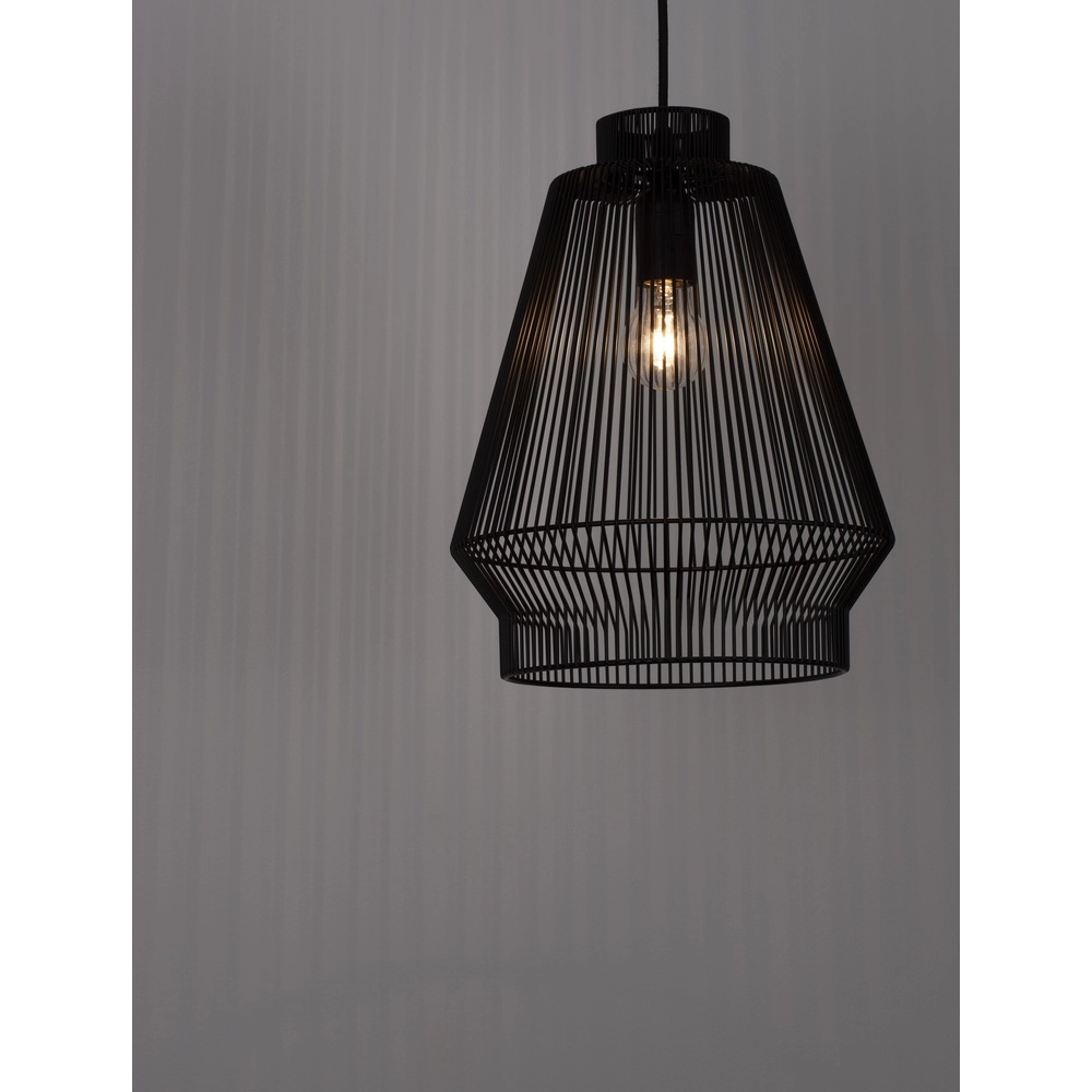 Bohemian hanglamp Bredo Ø 27,5cm zwart Lyora 5212017438898