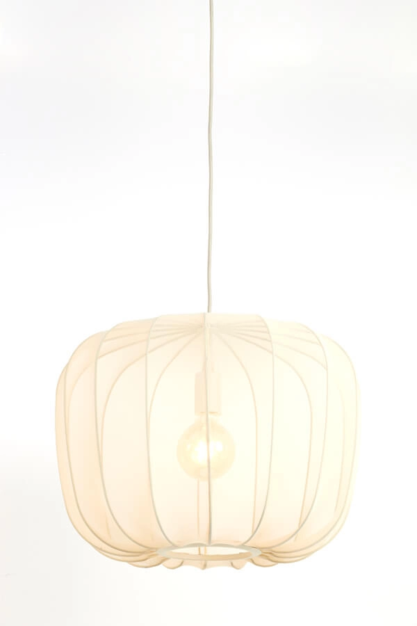 Japandi hanglamp Plumeria crème Ø 50cm Light & Living 8717807651411
