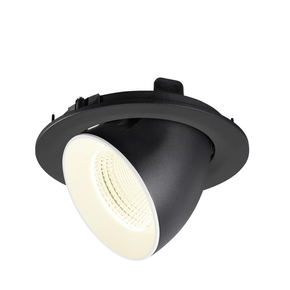 Inbouwspot Numinos Gimble L zwart/wit 4000K - 55gr SLV 4024163310086