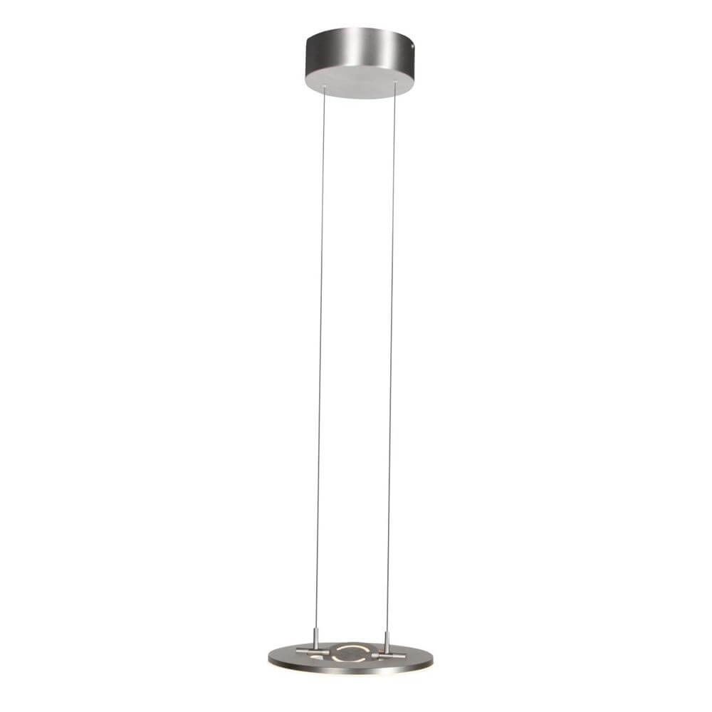 Strakke hanglamp Soleil Ø 32cm grijs