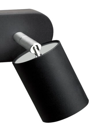 Dubbele opbouwspot Eye zwart Lyora 5903139602099