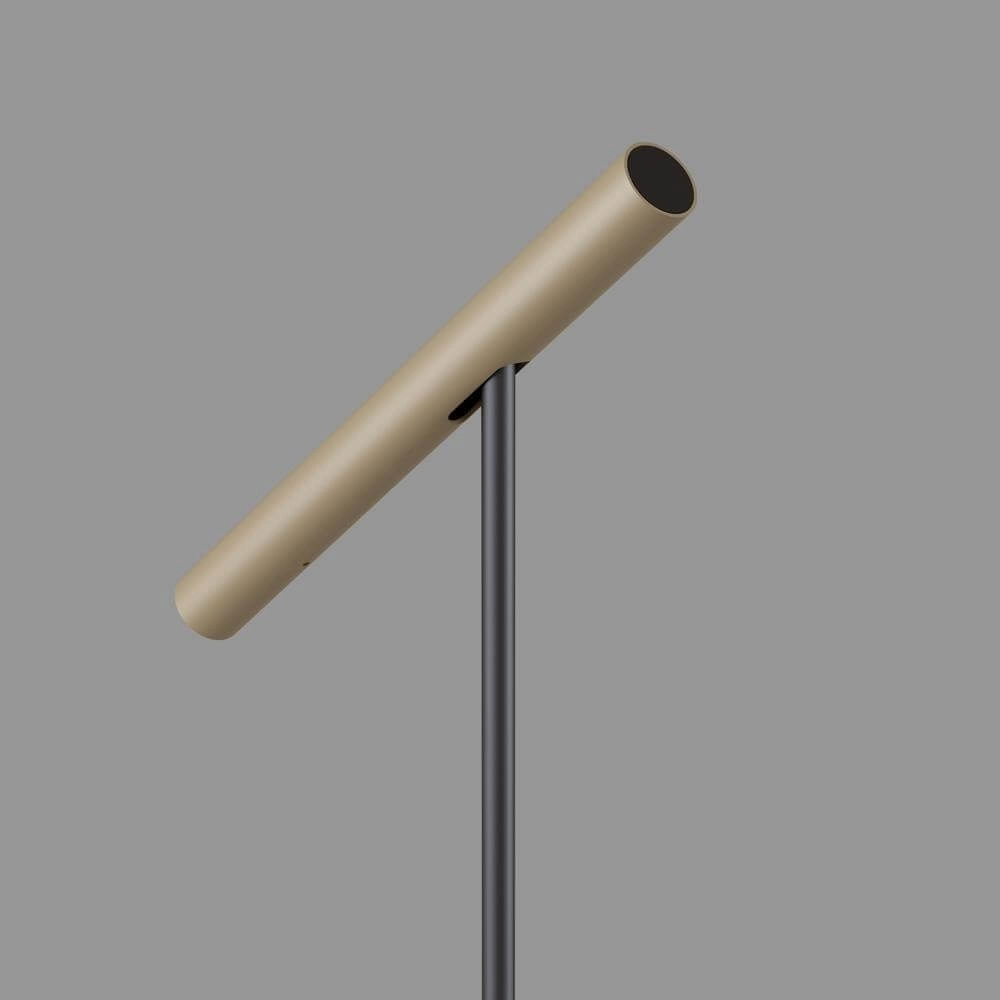 Design vloerlamp Kansas zwart met champagne Artdelight 8720701102521