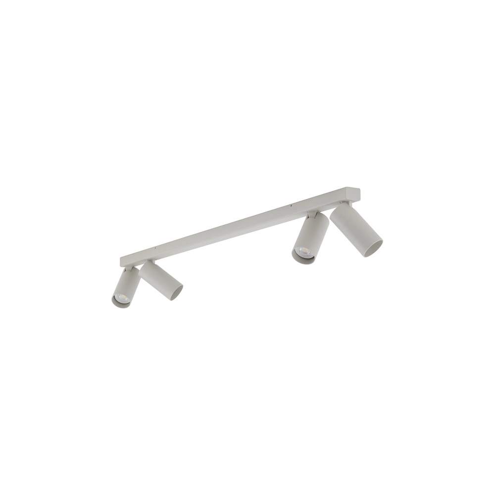 Opbouwspot 4x GU10 Fourty licht grijs Lyora 5903139114387