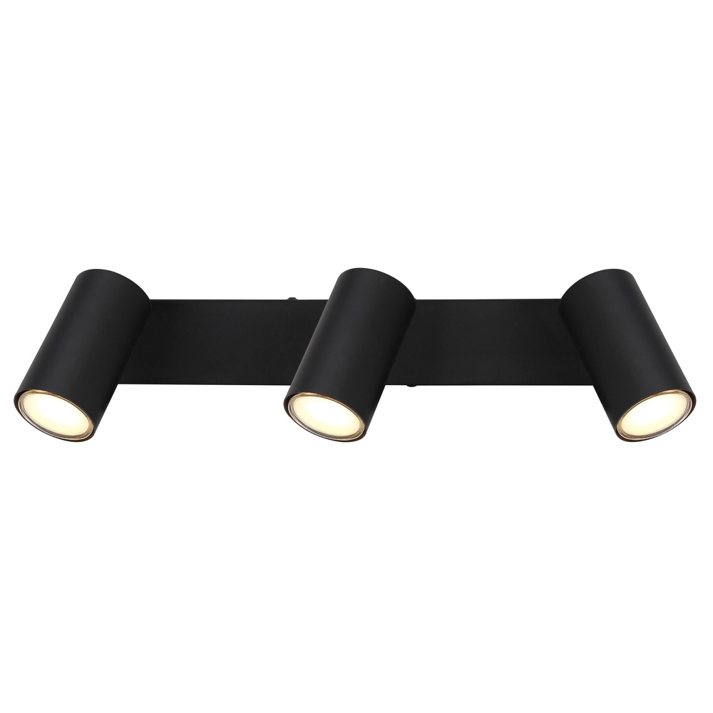 Plafondlamp 3-lichts Robby zwart Globo 9007371439522