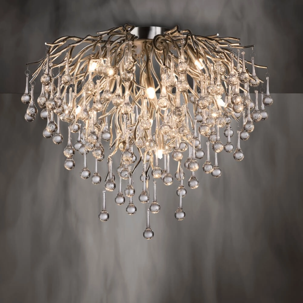 Kroonluchter Icicle metaal 50cm Paul Neuhaus 4012248352090