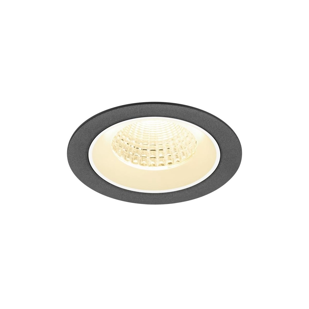 Inbouwspot Numinos M zwart/wit 3000K - 55gr