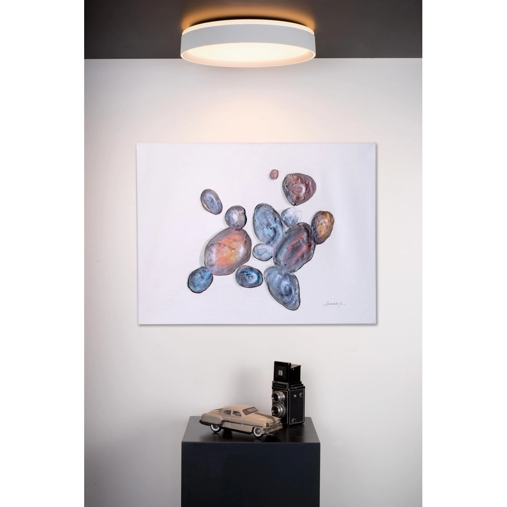 plafonniere Nuria Ø 40cm wit Lucide 5411212791788