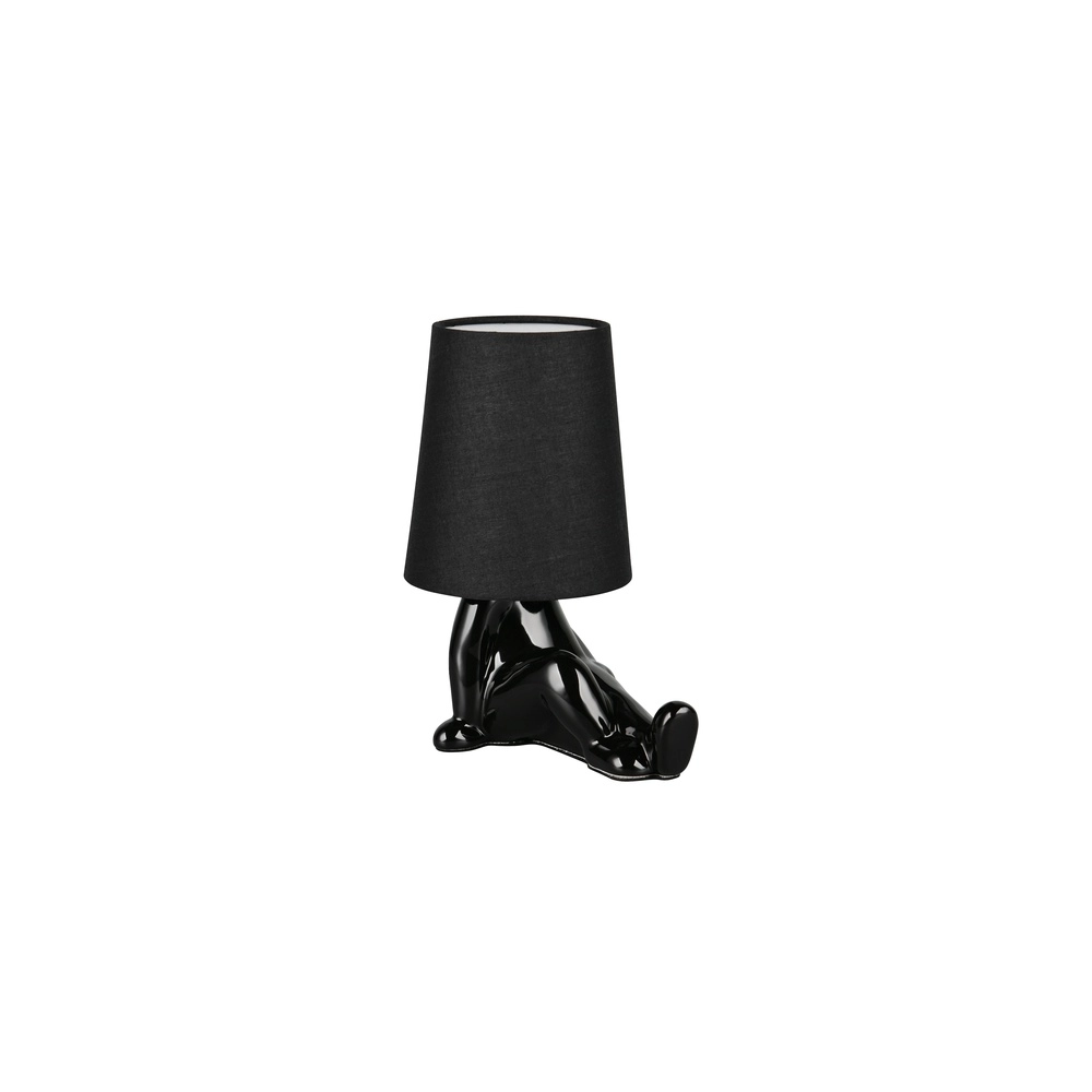 Tafellampje Huma zwart Trio 4017807682533
