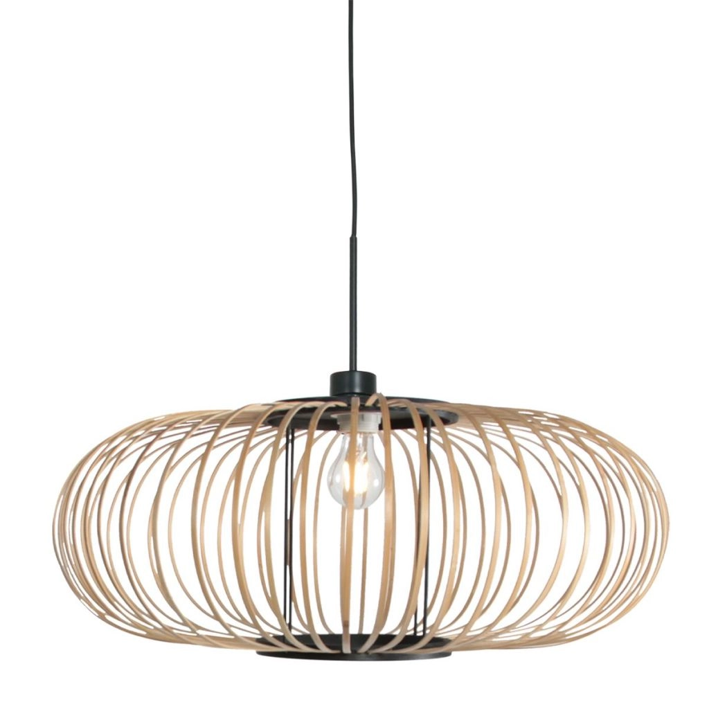 Hanglamp Silva met bamboe kap Ø60cm