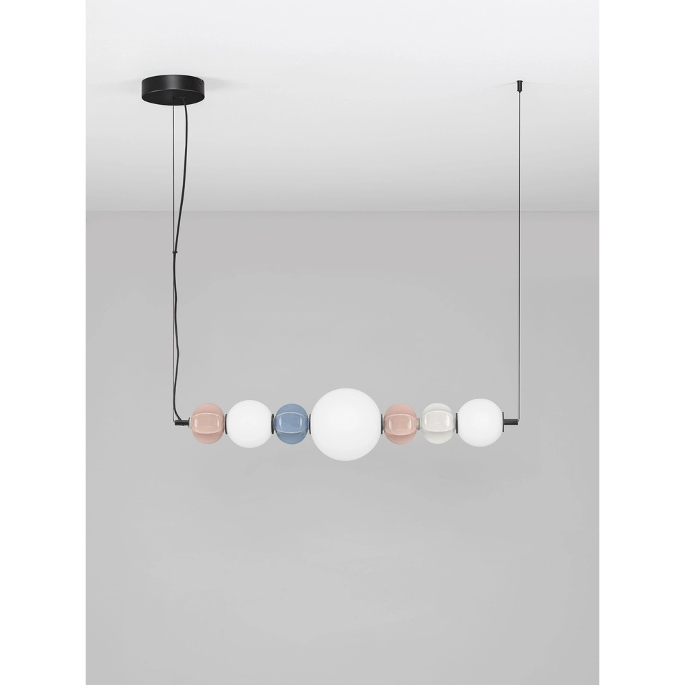 Unieke hanglamp Dazz horizontaal meerdere kleuren Lyora 5212017495242