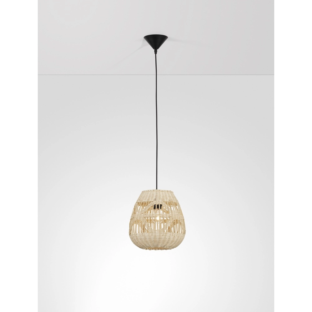 Rotan hanglamp Marlo Ø 27cm