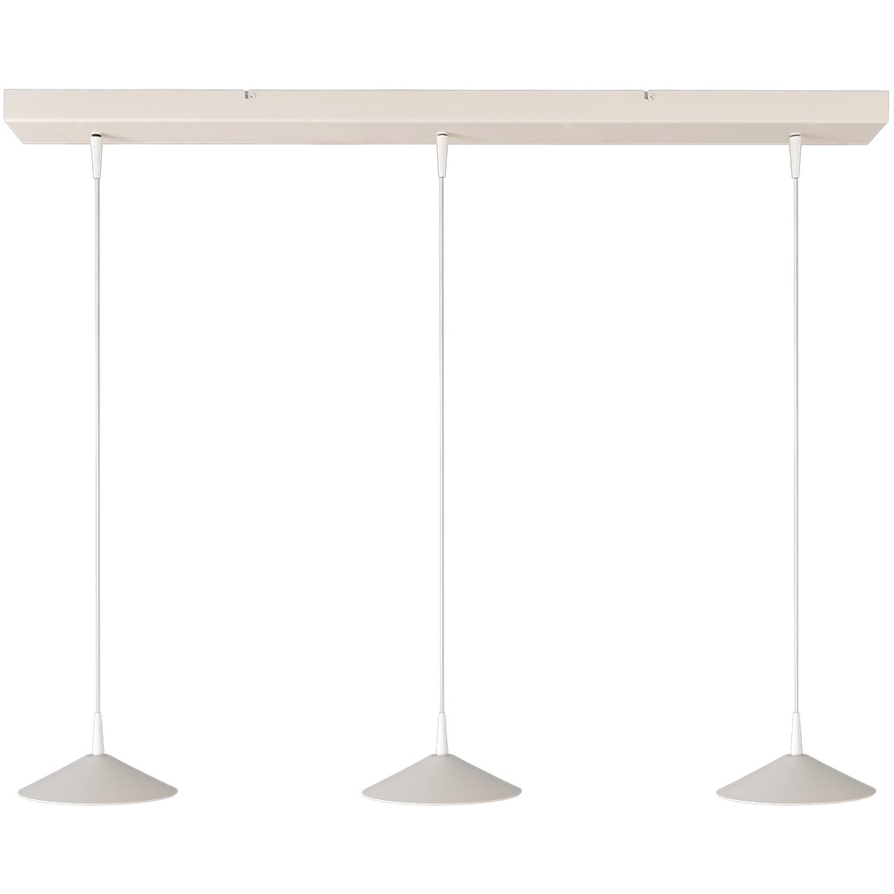 3-lichts hanglamp Ceppo wit Ø 18cm
