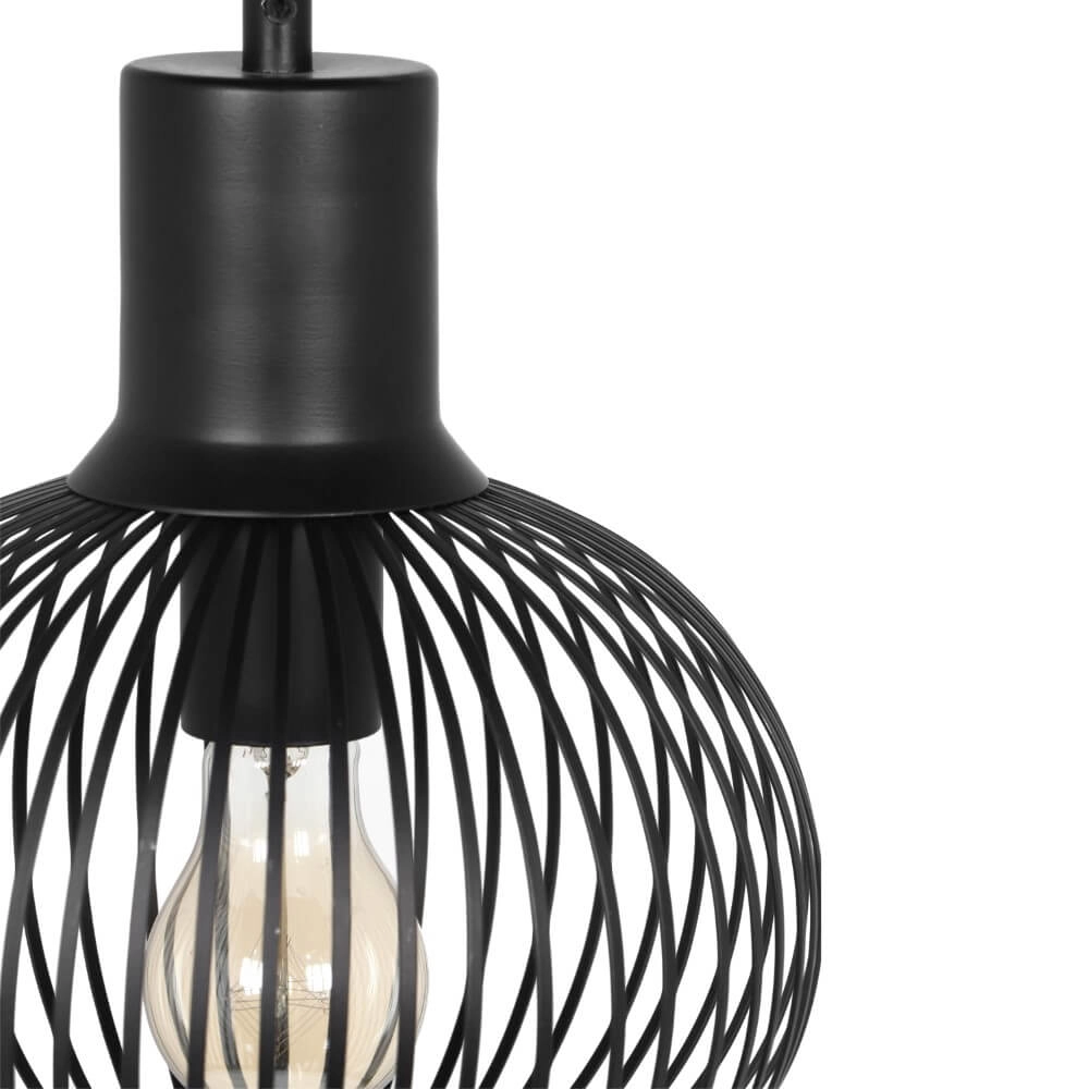 Draad hanglamp Gila Ø 23cm - zwart Trio 4017807617559