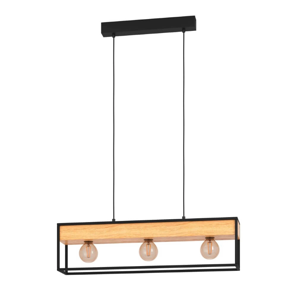 Hanglamp Libertad 1 met hout