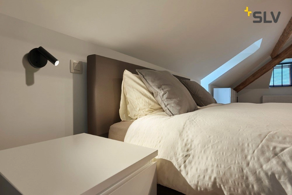 Led wandlamp Karpo zwart SLV 4024163166751