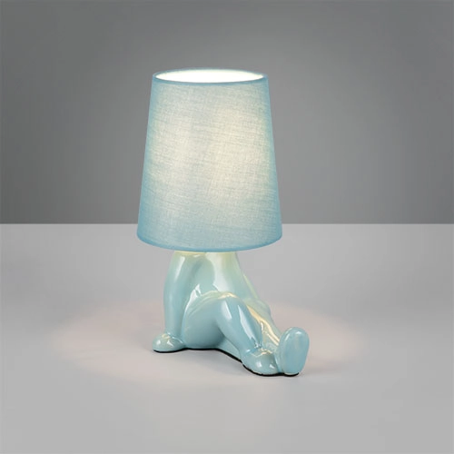 Tafellampje Huma blauw Trio 4017807682557