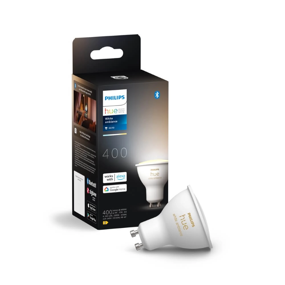 Lichtbron Hue GU10 - 4,2W - White Ambiance Philips 8720169229976