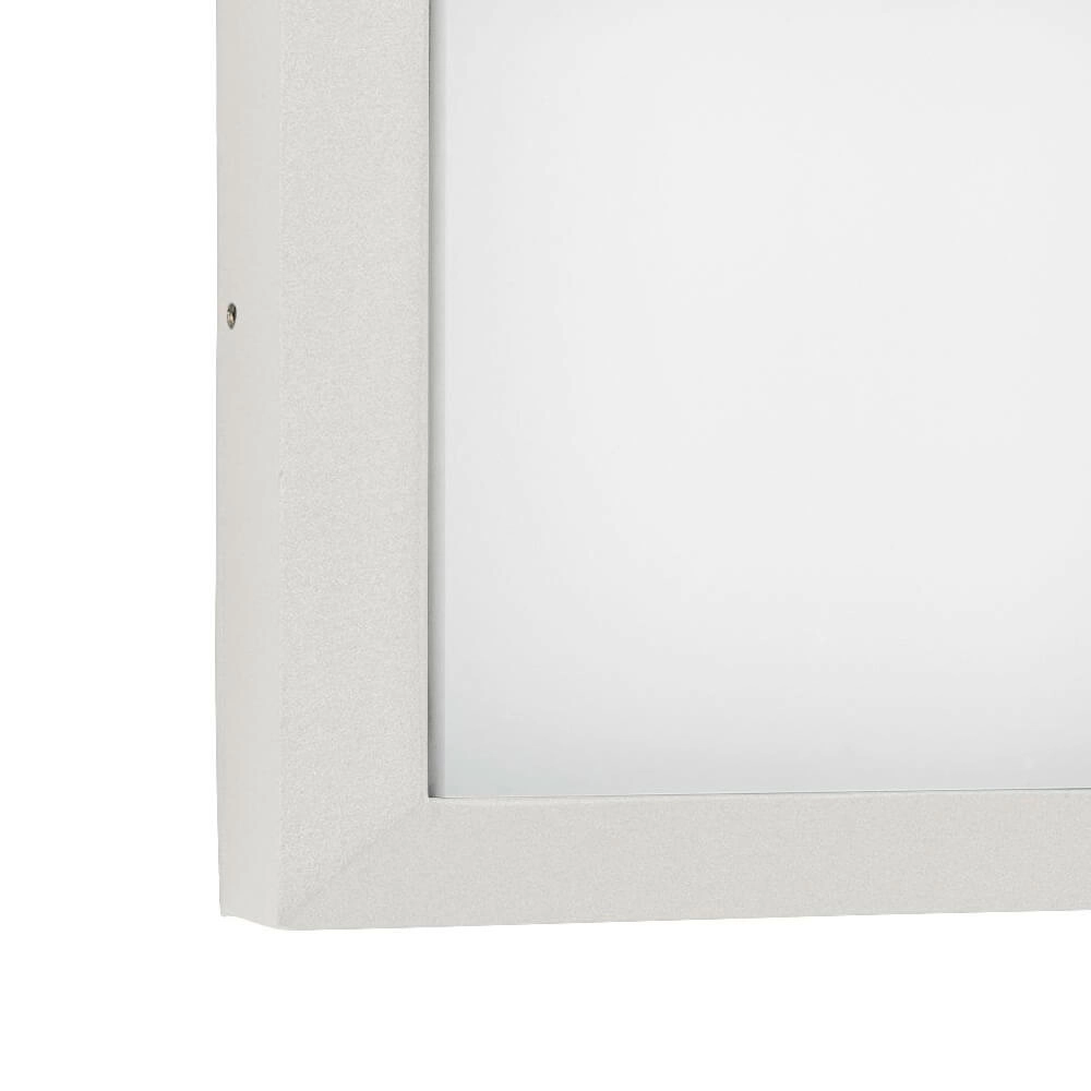Vierkante led buitenlamp Parel 32cm-wit Albert 4007235865622