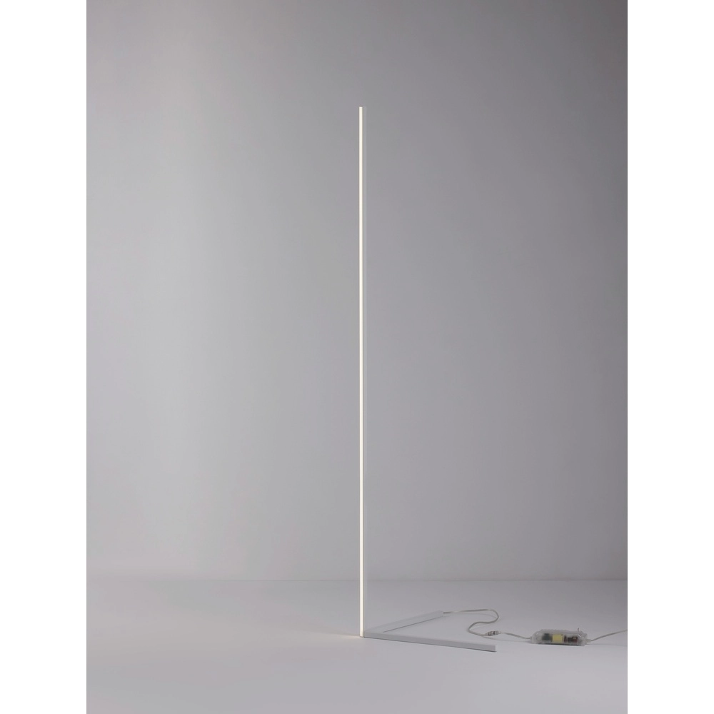 Vloerlamp V-Line wit