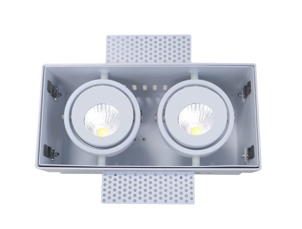 Trimless inbouwspot Trofa dubbel