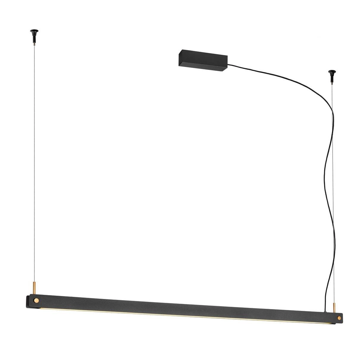 Led hanglamp Noya 120cm zwart