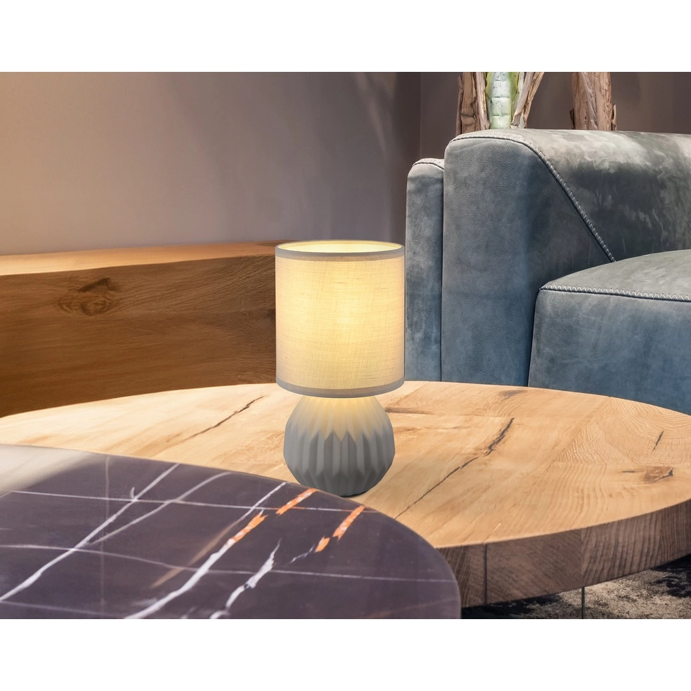 Design schemerlamp Sylas grijs Globo 9007371478507