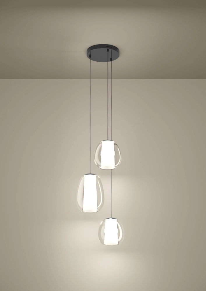 Design hanglamp Menorca grijs Ø 42cm Stars of Light 9008606359998