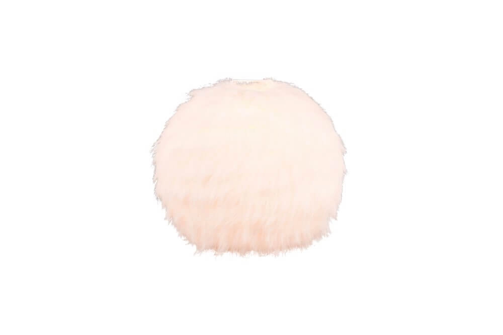 Stoffen tafellamp Furry crème Ø 30cm Trio 4017807600131