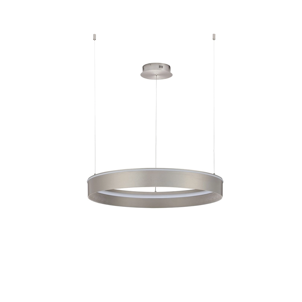 Moderne hanglamp Olivia nikkel Ø 78cm Lyora 5212017494221
