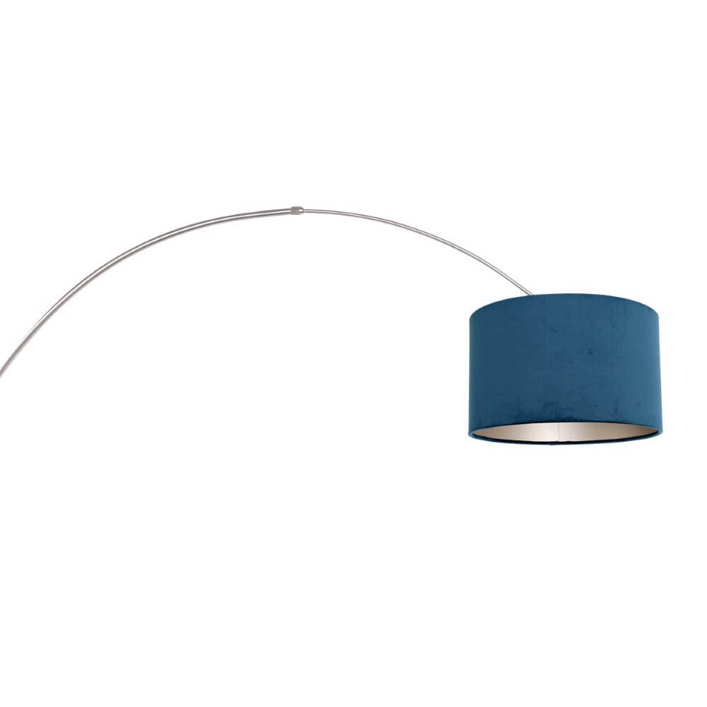 Wand booglamp Sparkled RVS met blauw Steinhauer 8712746147346