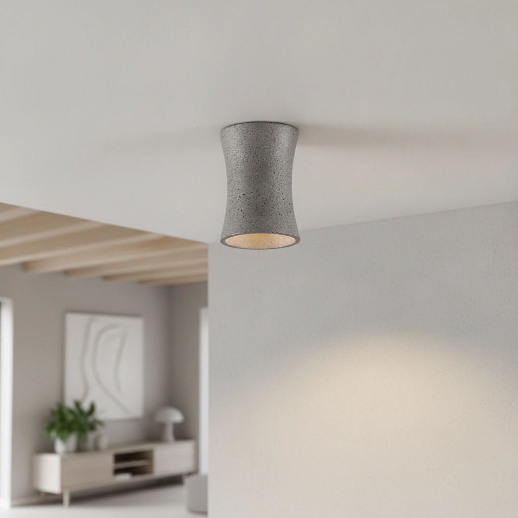 Plafondlamp Pelia grijs
