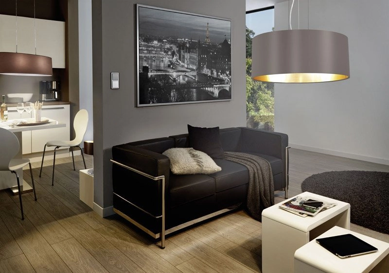 Hanglamp Maserlo Bruin/Goud Eglo 9002759316082