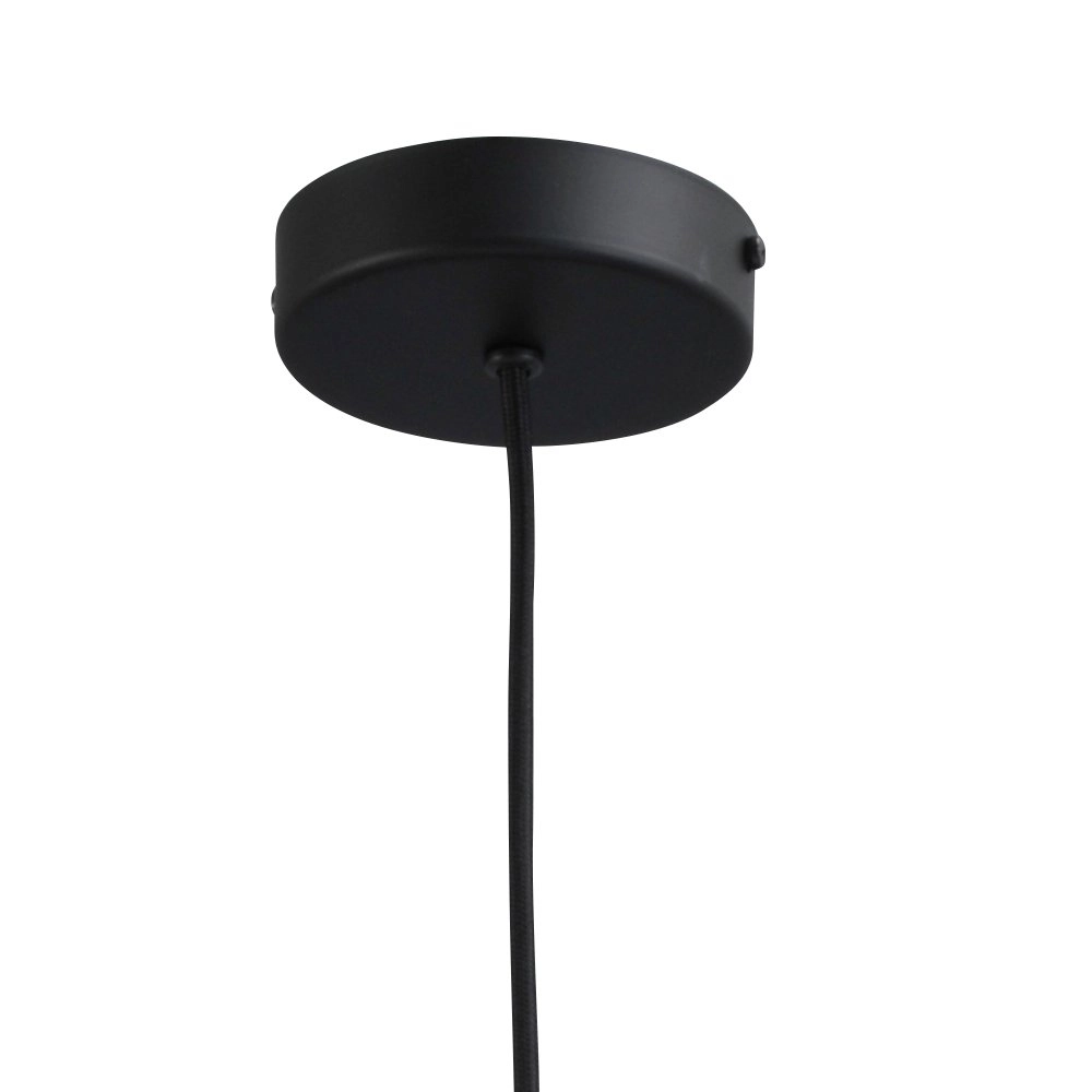 Zwarte pendel hanglamp Bounty goud met cilinderglas Masterlight 8718121248424