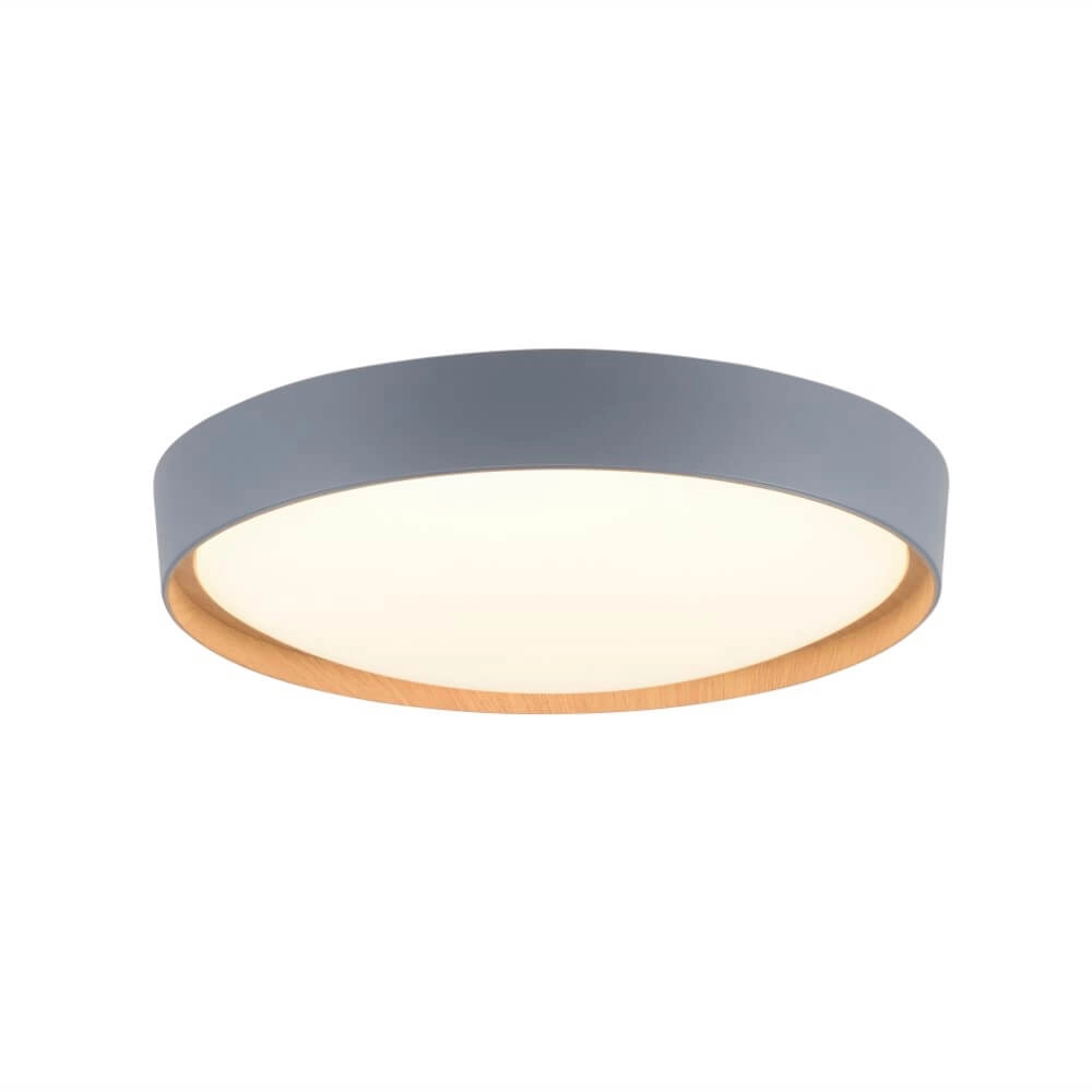 Ronde plafondlamp Q-Emilia grijs